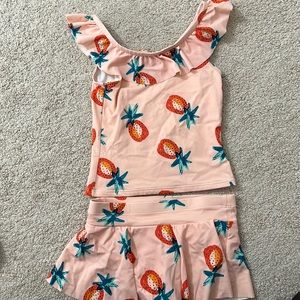 Hanna Andersson girls size 8 tankini